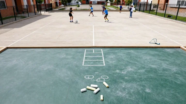 El fútbol en el centro y el resto en los bordes: medir el patio antes de repartirlo